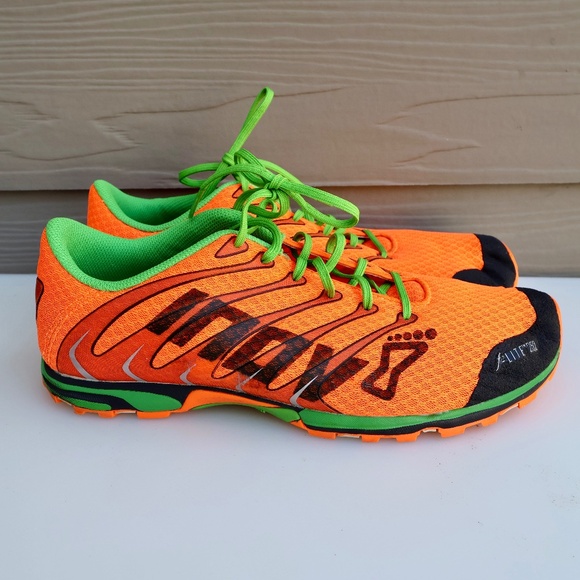 Inov-8 F-Lite 252 Cross Training Shoes Men’s 10.5 Orange Green - Picture 1 of 9